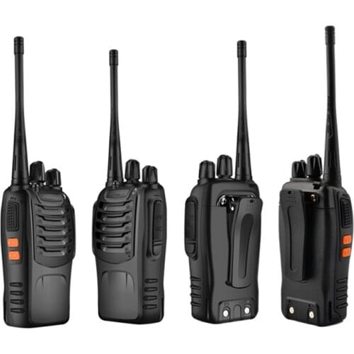 2021 Profession Walkie Talkie 5W UHF Two-Way Radio Station Transceiver Two Way Radio Communicator USB Charging Walkie-Talkie