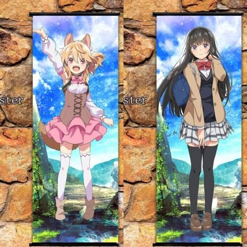 Anime Poster Spirit Chronicles Latifa Ayase Miharu wall scroll art picture home decoration 105x40cm