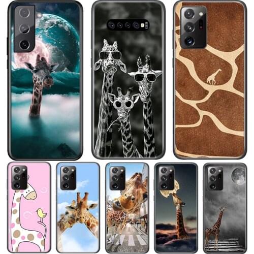 The Giraffe Animal For Samsung Galaxy S21 S20 FE Ultra S10 S10E Lite 5G S9 S8 S7 S6 Edge Plus Phone Case