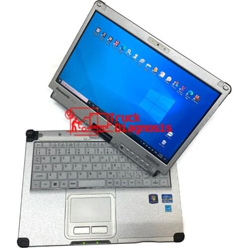 Diagnostic laptop Thoughbook CF-C2 CF C2 Support Car / Truck Diagnostic Software Heavy Duty Truck Diagnostic tool