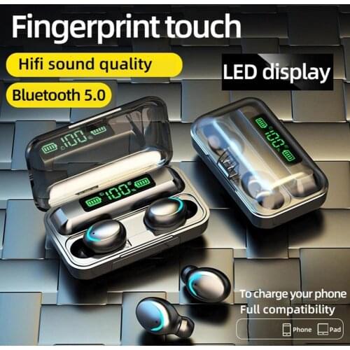 F9-5 Wireless Earphones Bluetooth Headphones Mini Headset Touch Control Music Earpieces Stereo Sports Earbuds For Iphones Xiaomi