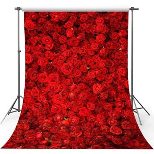 Avezano Photography Backgrounds Wedding Day Red Rose Flowers Backdrops For Photo Studio Photocall Photozone Decoration Wallpaper