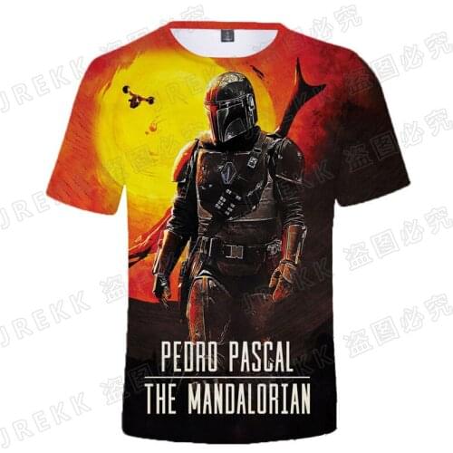 Star wars The Mandalorian Boba Fett 3D Printed T Shirt Men Women Children Cool Tops T-shirt Boy Girl Kids Baby Yoda Tee Clothing