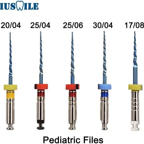 Good Quality Rotary Files Niti Heat Activeated Dental Endo Files Use For Baby Pediatric Files