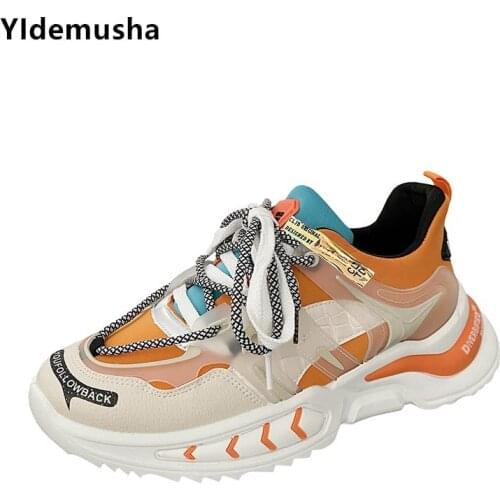 2021 New Jogging Shoes Spring Autumn Hip Hop Sneakers Men Shoes Casual Breathable Comfortable PU Male Shoes Walking Footwear