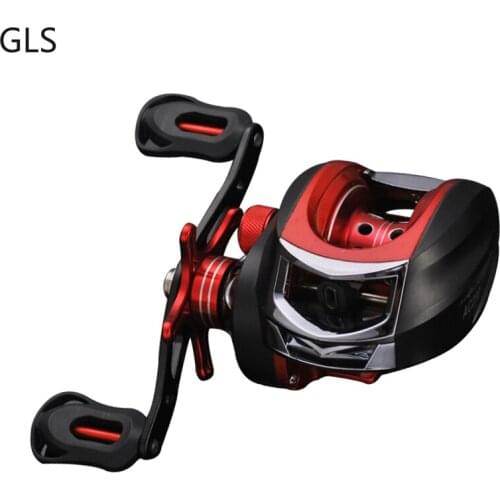 GLS New 13+1BB Metal Spool Baitcasting Fishing Reel Gear Ratio 6.3:1High-speed Carp Fishing Wheel Fishing Tackle 2021