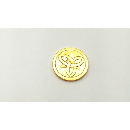 Genshin Impact Kaedehara Kazuha Mora Cosplay Metal Coins Alloy Coin Accessories Props