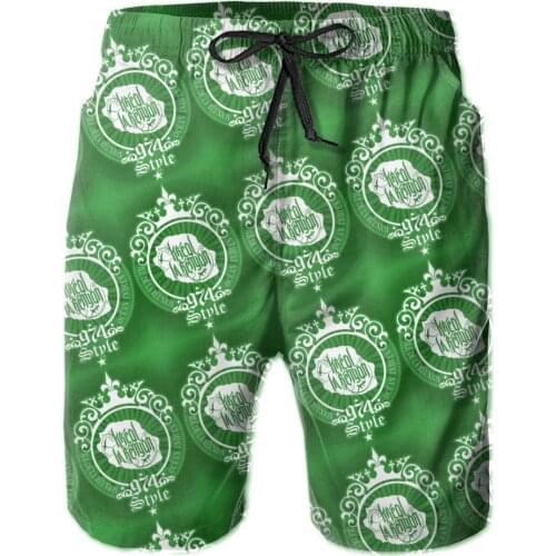 Summer Men Beach Short Breathable Quick Dry Geek R248 Loose Kreol La Renyon 974 Style Pants