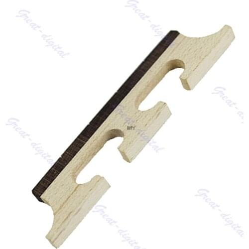 New Maple And Ebony Bridge For 4 String Banjo Ukulele