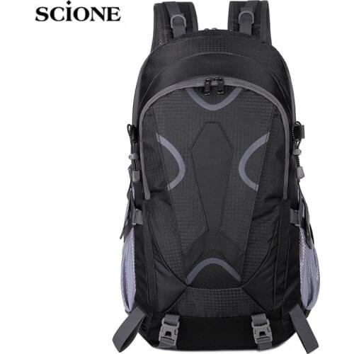 Large Capacity Outdoor Mountaineering Bag Sith Stand Carrying System Backpack Men Women Waterproof Nylon Should Bag X430A