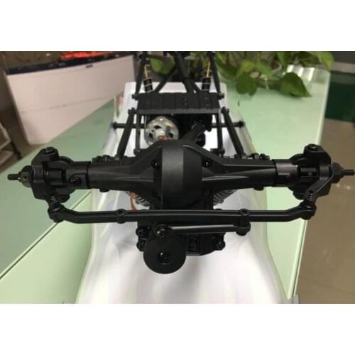 Front Locked Axle Set for1/10 RC Rock Crawler Axial SCX10 AX10 D90 Laand Rover Defender