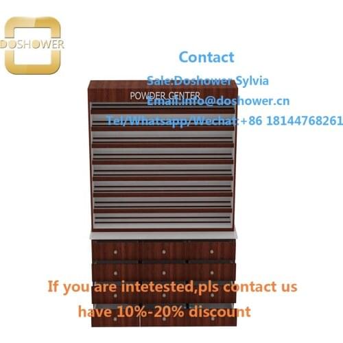 Nail brush display rack with color display board nail for nail polish counter display