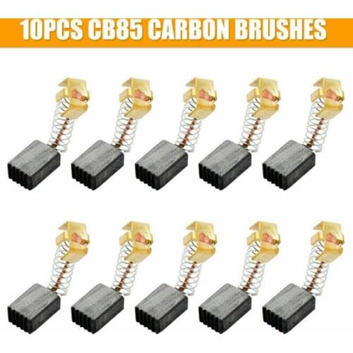 10pcs Carbon Brushes Angle Grinder Electric Hammer Woodworking Power Tools Parts Wood Cutter For Mkt CB303 CB459 CB325 CB419