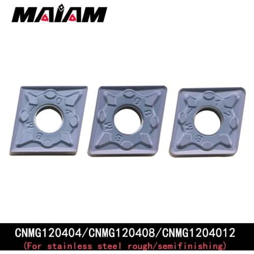 CNMG1204 Rhombus 80 deg insert CNMG120404 CNMG120408 CNMG120412 BM pattern insert CNMG for stainless steel rough/semifinishing