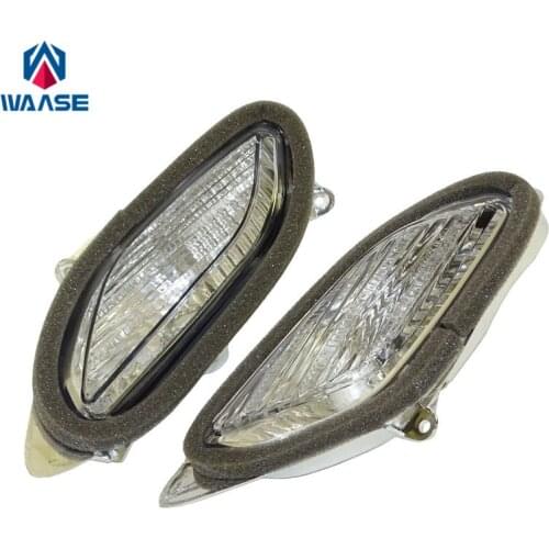 Waase Motorcycle Front Turn Signals Blinker Indicator Winkers Light Housing Lenses For Honda ST1300 2002 2003 2004 2005-2012