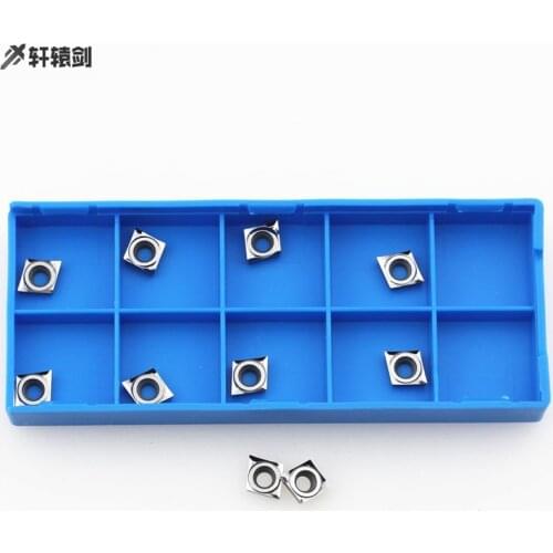 10PCS CCGT060202 CCGT060204 CCMT060208 Blade CNC Carbide Aluminum