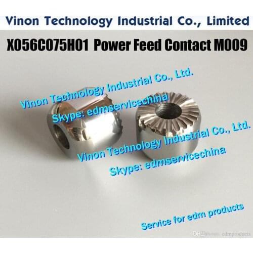 2pcs) X056C075H05 edm Power Feeder Polished Ø24.8x20H DP39500 Current Supply X056C075H04 for Mitsubishi DWC-CX.FX.FA DP395A