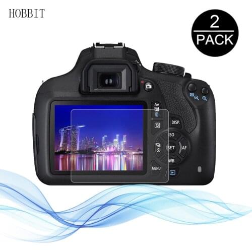 2 PACK For Canon 50D 40D 60D 600D 70D 80D 100D 200D 5D 6D 7D Mark II III IV 7D2 5D3 5DS 5DRS 5D4 7600D Screen Protector FILM