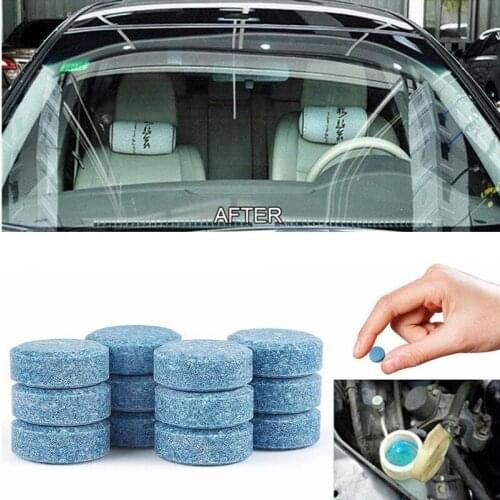 5/10pcs Multifunctional Glass Cleaner Effervescent Spray Concentrate Car Solid Wiper Car Windshield Glass Cleaner Home Cleaning