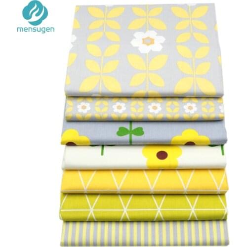 50cm*160cm Flower Geometry Stripe Cotton Fabric for Patchwork Quilts Cushion Pillows Cover Handicraft Sewing Tissus to patchwork