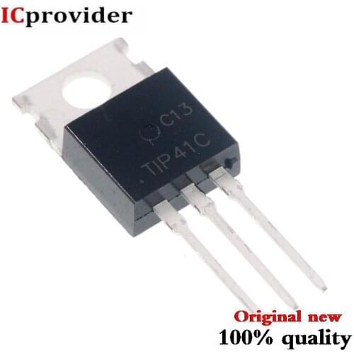 500pcs/lot TIP41C TIP41 TRANS GP NPN 6A 100V TO-220 Best quality