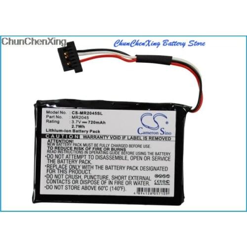 Cameron Sino 720mAh Battery MR2045 for Magellan RoadMate 2045, 2045T-LM, 2055, 2055T, 2120T, , 2136T, 2145T