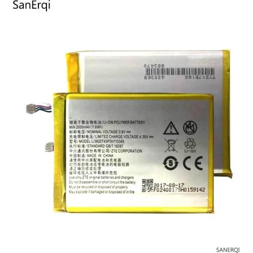 LI3823T43P3H715345 2000mAH Original Phone Battery For ZTE Grand S Flex MF910 MF910S MF910L MF920 MF920S MF920W Battery