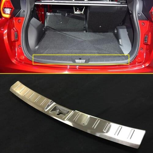 Car Styling Stainless Steel Rear Bumper Protector Guard Plate Cover Trim For Mitsubishi Eclipse Cross 2018 2019