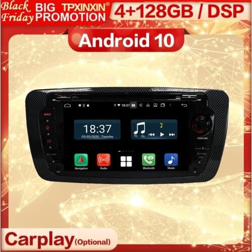 Carplay 2 Din Android Multimedia Stereo Receiver For Seat IBIZA 2009 2010 2011 2012 2013 WiFi Video Radio Audio Player Head Unit