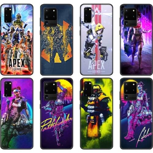 Black tpu Case For Samsung galaxy S20 /S20 PLUS/S20 ultra/S20+ /S20FE back cover Apex Legends