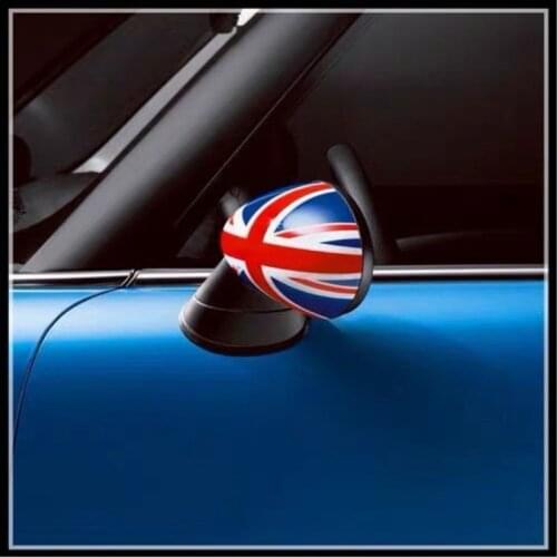 For Mini Cooper R50 R52 R53 Lefthand Drive Sticker Plastic 2pcs Rearview Side Mirror Cover Caps Protective Shell