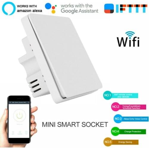 WiFi Smart Switch App Intelligent Remote Switch Graffiti Smart Alexa / Google Home Voice Control 220V