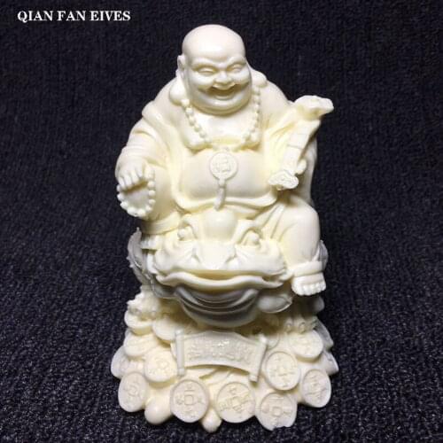 Chinese golden toad Laughing Buddha statue Decoration Model Buddhist figure statue Home decoration accessories Feng Shui Statue