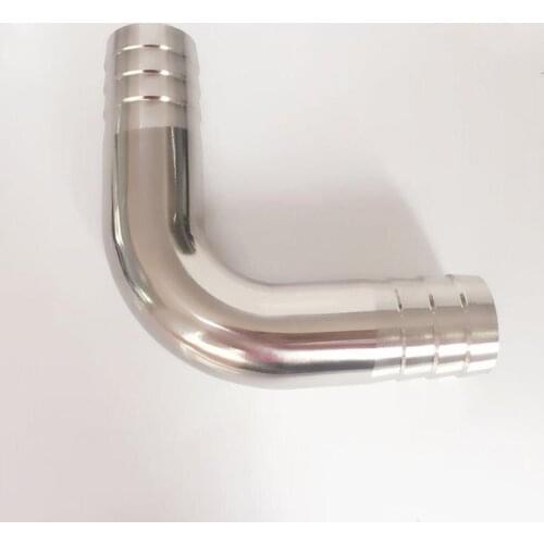 63mm 2.5" Hose Barb SUS 304 Stainless Steel Sanitary 90 Degree Elbow Pipe Fitting Home Brew Beer Wine