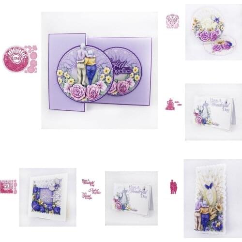 Wreath Flower Animal Metal Mothers Day Cutting Dice Scrapbook Dariy Decoration Stencil Engraving Template DIY Card Make Albums