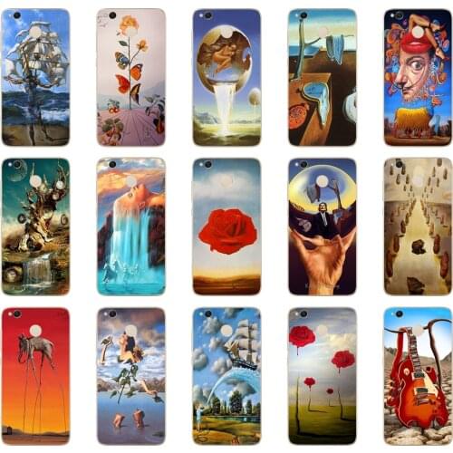 66DD Salvador Dali Soft Silicone Cover for Xiaomi Redmi 4a 5 plus Note 4 4x 5a pro mi a1 case