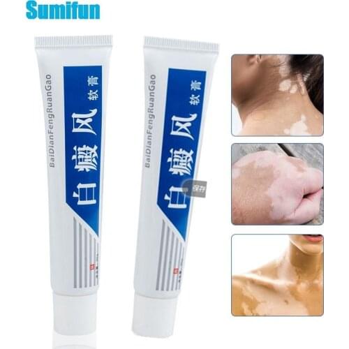New 1Pcs Vitiligotreament Antibacterial Cream Psoriasis Localized Vitiligo Ointment White Spot Mycosis Leukoplakia Treatment
