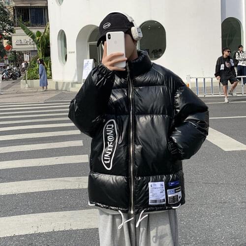 Mens Loose Warm Parkas Winter New Womens Oversize Casual Korean Streetwear Coats Fashion Male Warm Clothing