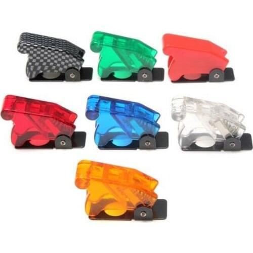 Toggle-Switch-Waterproof-Boot-Plastic-Safety-Flip-Cover-Cap-Multi-colour 12mm toggle switch cover dustproof