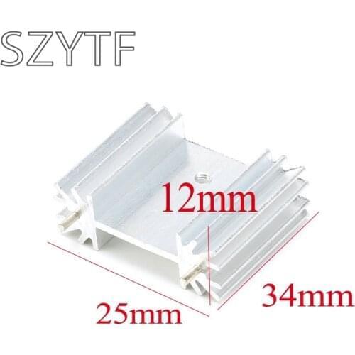 Heat sink 34*25*12MM (silver) lotus-shaped radiator three-band audio regulator dedicated