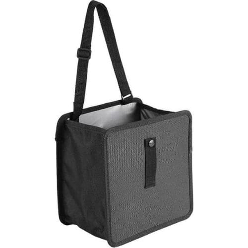 Foldable Car Backseat Storage Bag Trash Bin Hanging Wastebasket Waterproof Portable for Outdoor Travel Camping Garbage Bag