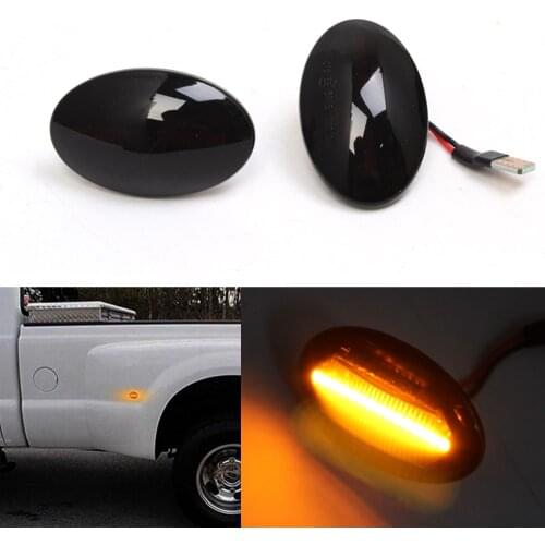 LED Fender Light Side Marker Lamp Turn Signal Sequential Indicator Blinker For Ford Fiesta MK5 Mondeo MK1 Explorer 2