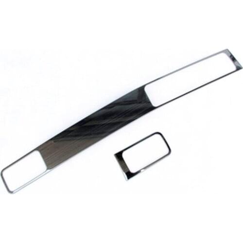 Tonlinker Cover stickers For Mitsubishi Outlander 2017-18 Car Styling 1 PCS ABS black brush right outlet decoration cover sticke