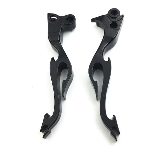 Brake Clutch Flame Lever Hand Control For Harley Davidson XL Dyna Softail Touring Aftermarket Free Shipping Motorcycle Parts BK