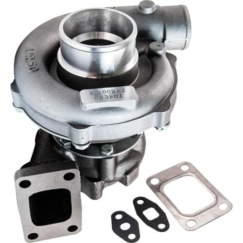 Universal Turbo Turbocharger For T3 T4 T04E A/R .50 Turbine A/R .57 Oil Cooling for 1.6L-2.5L engines