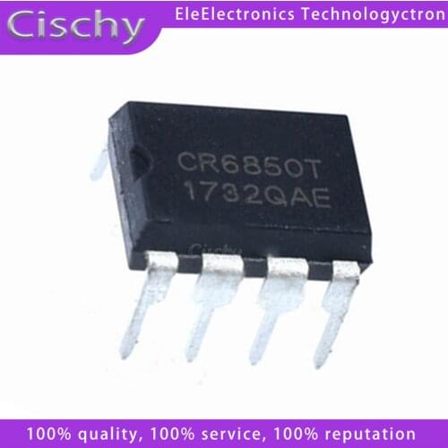 10PCS CR6850T DIP8 CR6850 6850T DIP-8