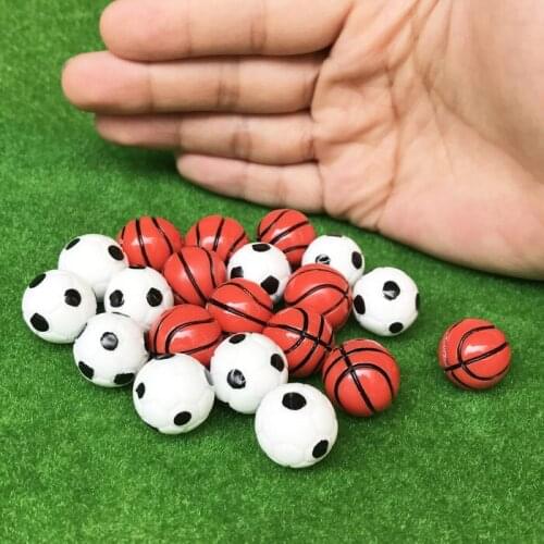 1:12 miniature dollhouse diy hut children room BJD peripheral accessories toy 10pcs basketball model props free shipping