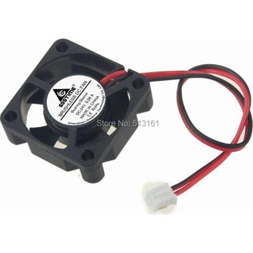 2pcs Gdstime High Speed DC 24V 2Pin 3010 30mm x 30mm x 10mm Mini Brushless Cooler Cooling Fan