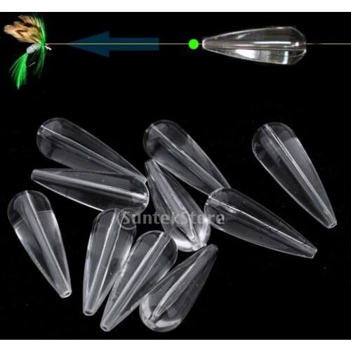 20x Acrylic Sinking Bombarda Fleet Long Distance Throwing Casting Lure