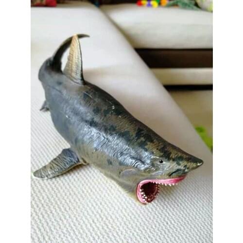 26*10 CM Simulation Megalodon Tiger Shark Ocean Animal Series Static Model Kid 's Funny Educational Toy Christmas Gift